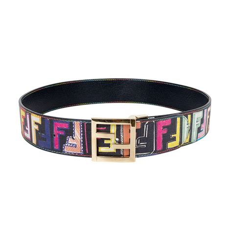 fendi monster belt green|Fendi belt colorful.